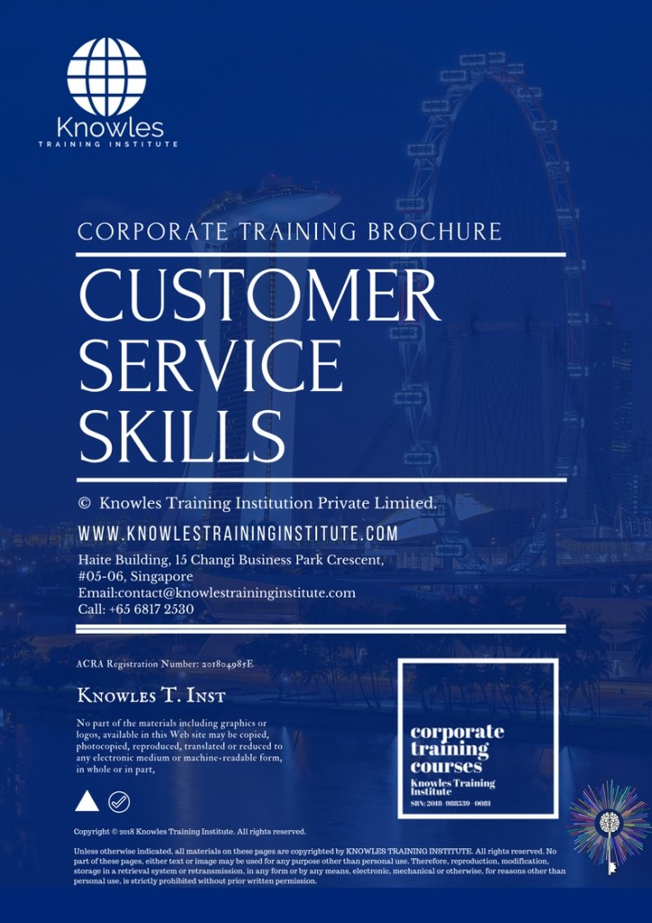 Customer Service Skills Course in Dubai, Abu Dhabi, Sharjah, and UAE Brochure