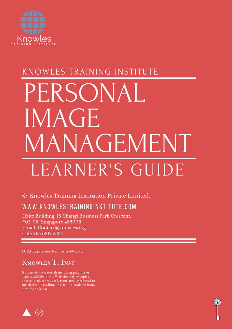 Learner’s Guide For Personal Image Management Training Course in Dubai, Abu Dhabi, Sharjah, and UAE